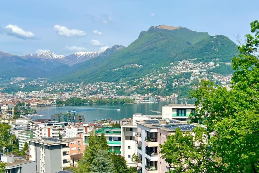 Panorama Suite In Lugano - Pazzallo Paradiso Exterior foto